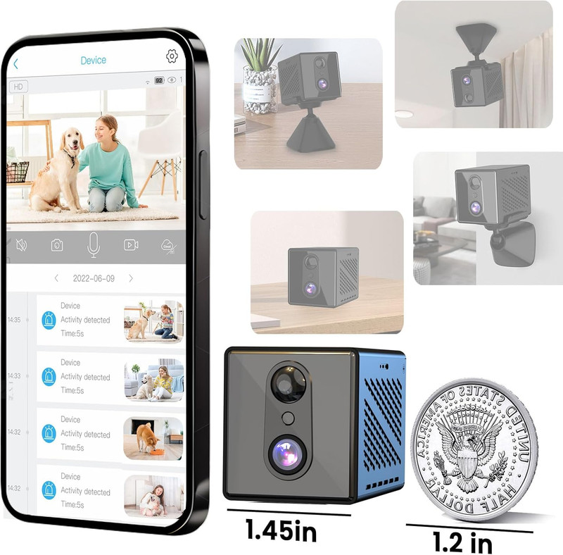 2026 Upgraded 4K Security Camera, 5Ghz Wifi Indoor Camera, Free Cloud Storage, H gallery