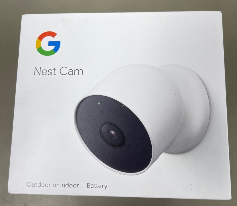 Google Nest Cam Outdoor/Indoor Security Camera with Wireless Battery – White