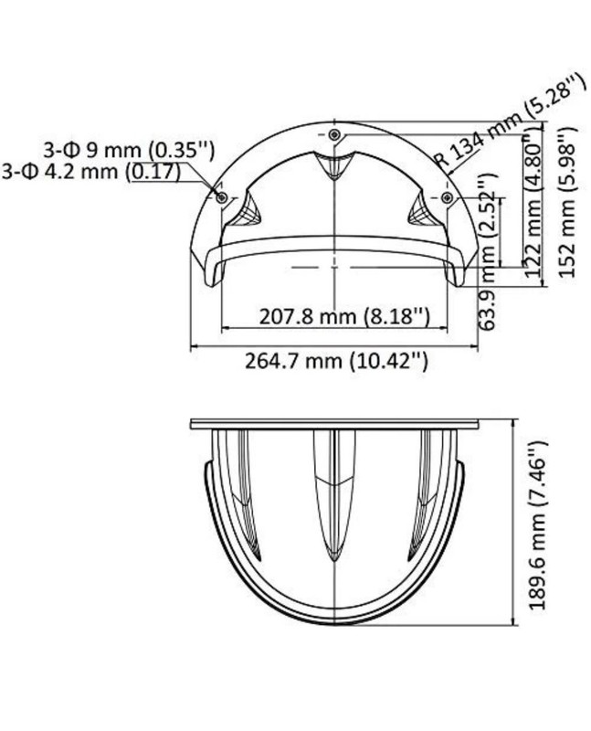 Universal Sun Rain Shade Cover for Ring Nest Arlo Dome Cameras 2 Pack gallery