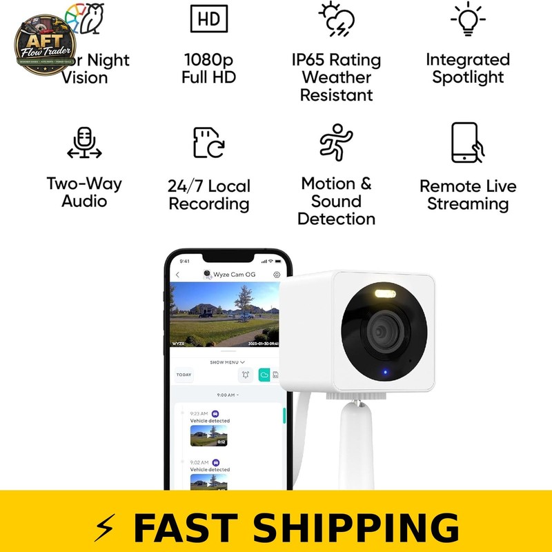 Wyze Cam OG 1080p Smart Security Camera - Color Night Vision gallery