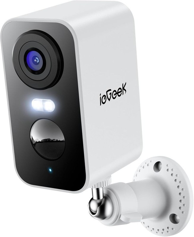 ieGeek Wireless Outdoor Security Camera 2K Battery Powered AI Motion Detection