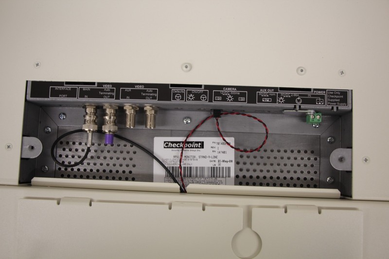 Checkpoint Security Systems Security Monitor With Built In Camera P/N: 707493-03 gallery