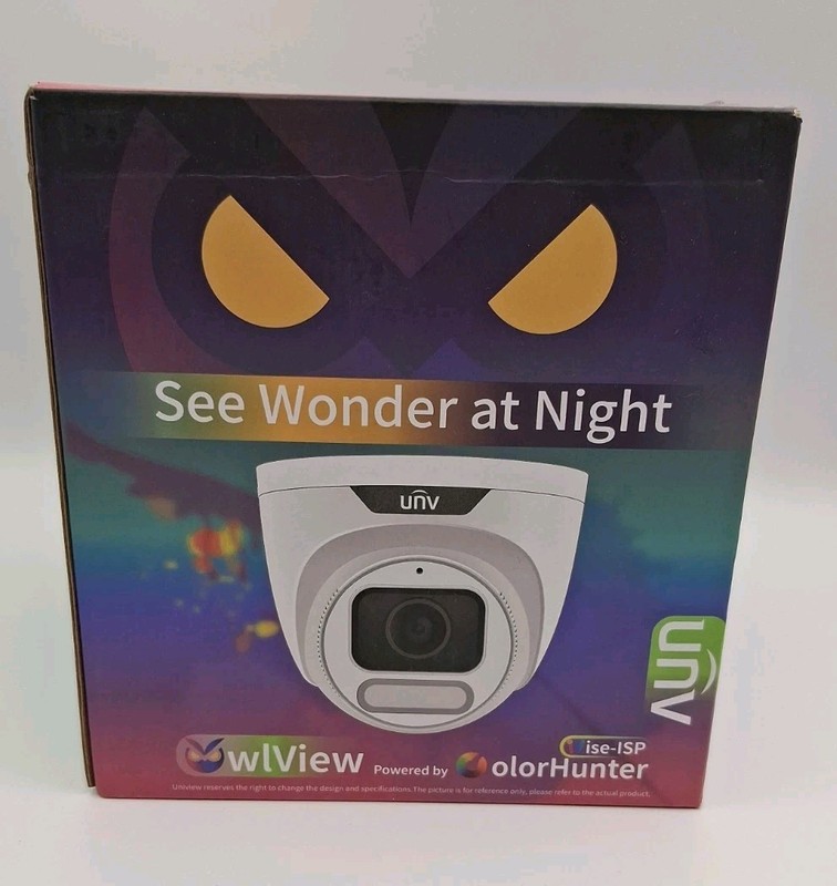 Uniview Colorhunt Wise-ISP Turret Network Security Camera IPC3624SR-ADF28KM-WP