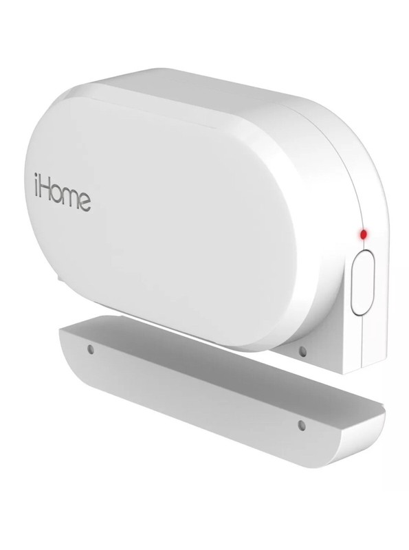 iHome iSB04 WiFi Battery Powered Door/Window Sensor, No Size, White