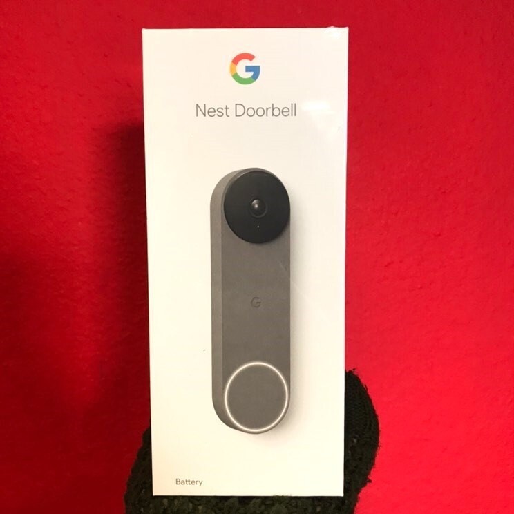 Google Nest Doorbell Camera – Battery – Grey – NEW IN BOX – No Wiring Required!