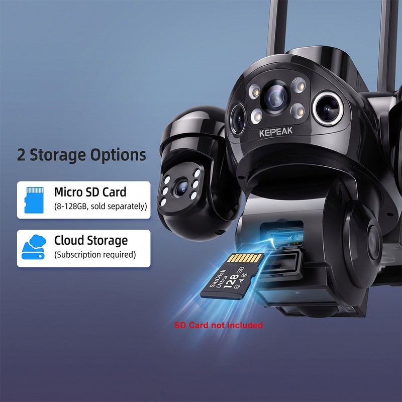 4K Camaras De Seguridad Wifi Exterior HD Inalambrica Con Vision Nocturna Video gallery
