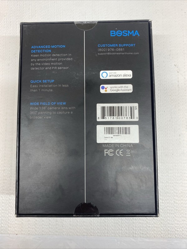 BOSMA X 1 elite Hub Camera (NIB) Motion Detection Security Camera gallery