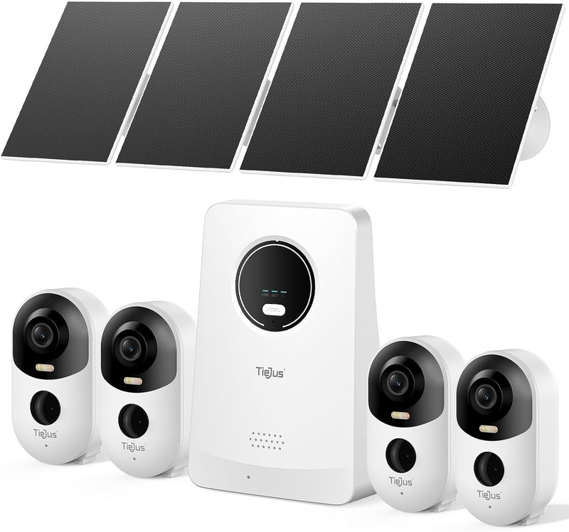Solar Security Camera 2K 4MP Wireless No Subscription