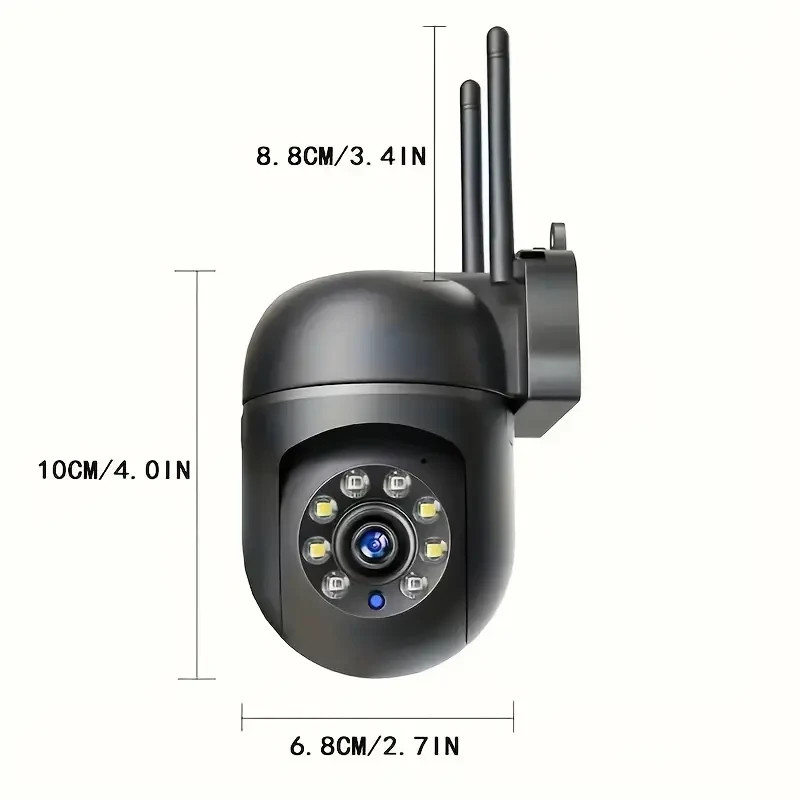 2PCS 1080P Wireless Indoor Security Camera – Dual-Band WiFi, AI Motion Detection gallery
