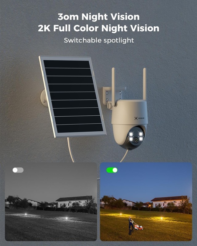 24/7 Recording AOV WiFi Security Camera Outdoor Wireless with 10000mAh Batter... gallery