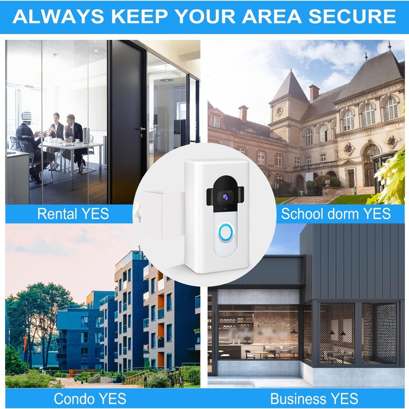 Anti-Theft Video Doorbell Mount Compatible with Ring/Blink Wireless Video Doo... gallery