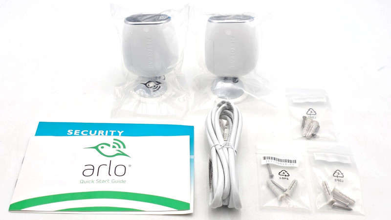 Netgear Arlo VMC3030 Add-On Wire-Free Security Camera HD No Box New Lot of 2