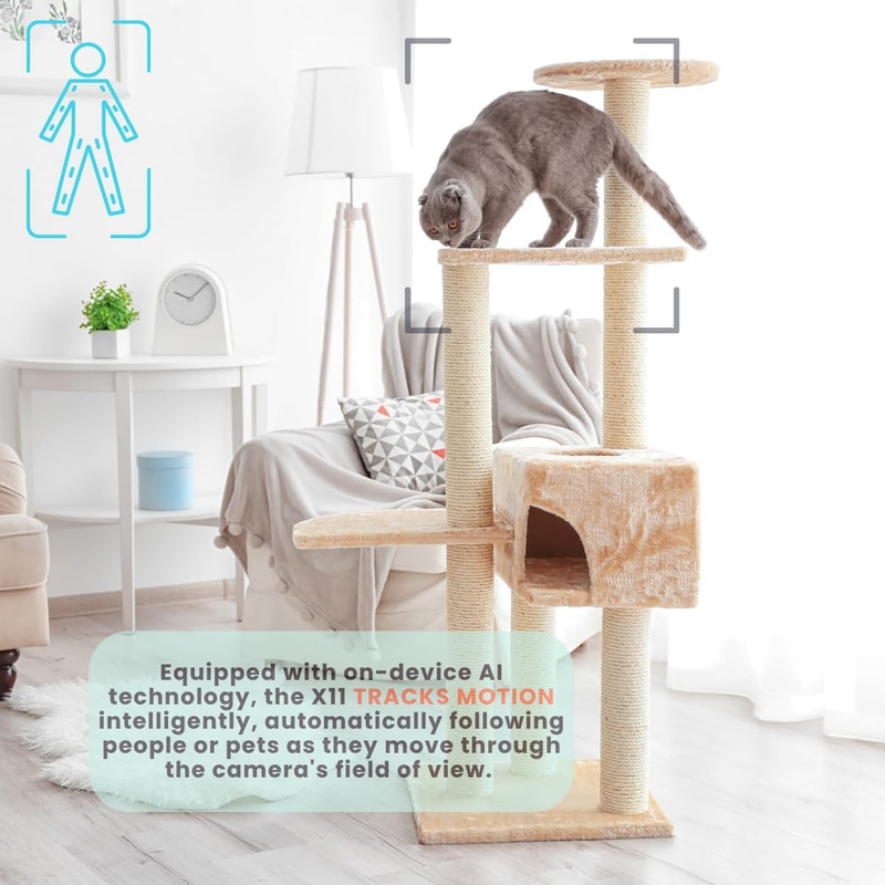 Vicohome X11 3K Security Camera Indoor – 360° Rotating Wifi Camera, Smart Motion gallery