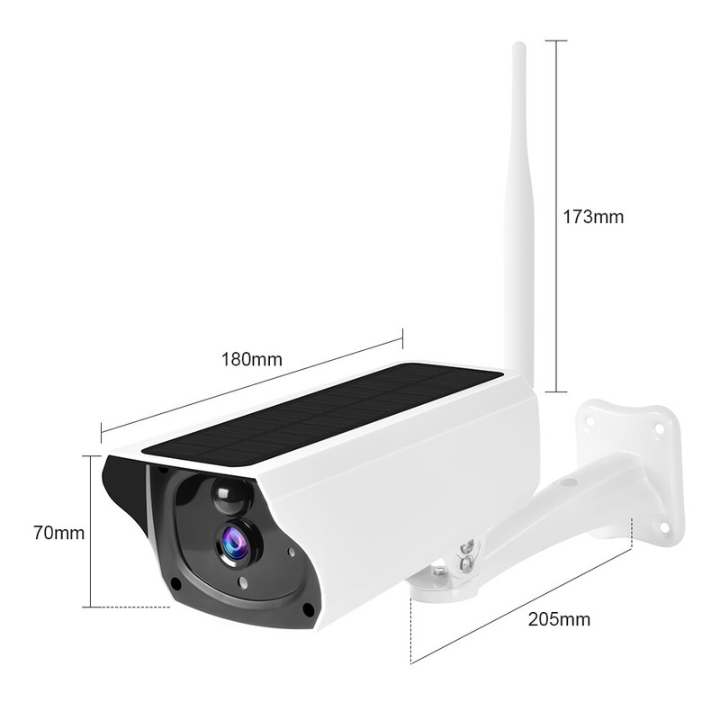 Wireless WiFi IP Home CCTV HD Outdoor 1080P Solar Powered Security Energy Camera gallery