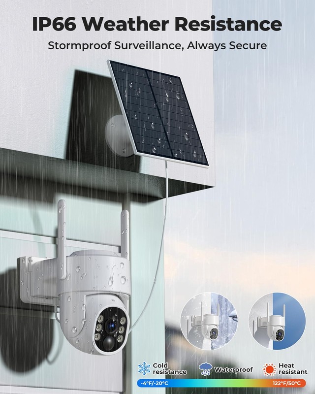 Security Cameras Wireless Outdoor 5G& 2.4G, No Subscription, 2 Cam-Kit,4MP So... gallery