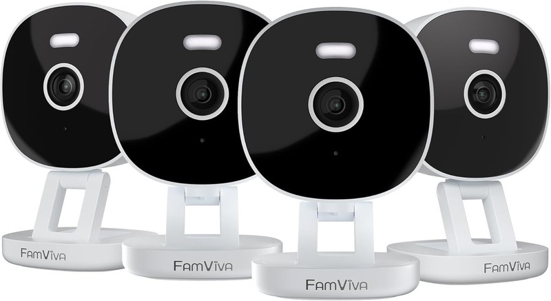 2K Wired Security Camera 4 Pack Waterproof Night Vision Motion Detection gallery