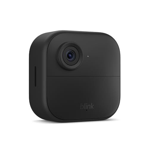 Blink – Outdoor 4 1-Camera Wireless 1080p Security System black