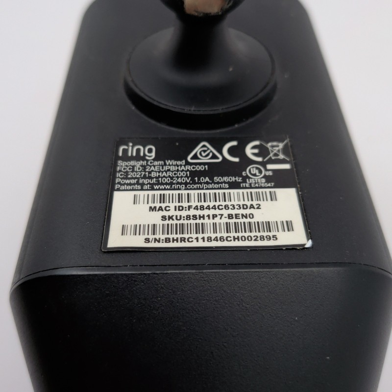 Ring Spotlight Cam Wired Outdoor Rectangle Security Camera 8SH1P7-BEN0 *LOOK* gallery