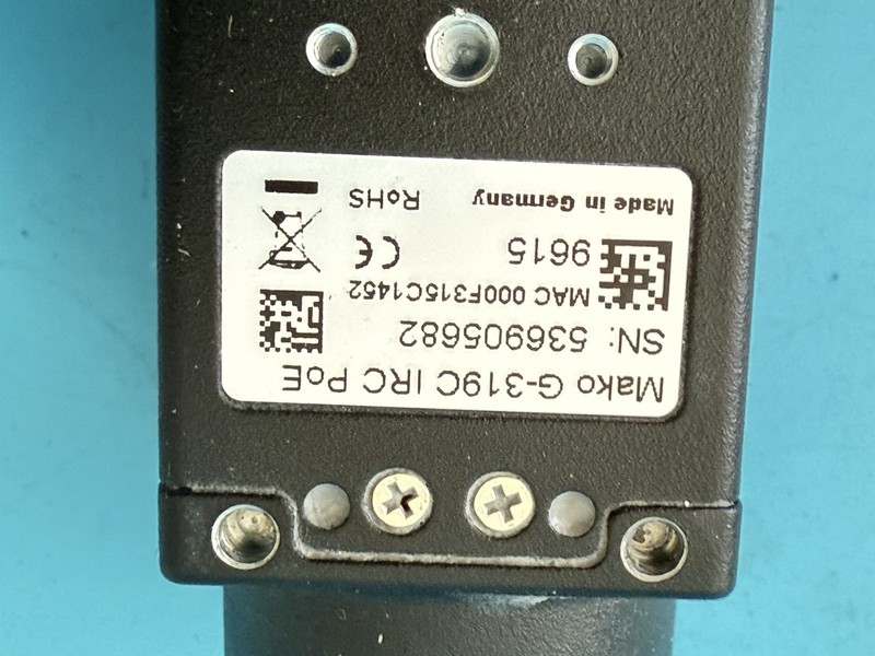 Allied Vision Mako G-319C IRC PoE Industrial GigE Camera 6.2MP C-Mount gallery