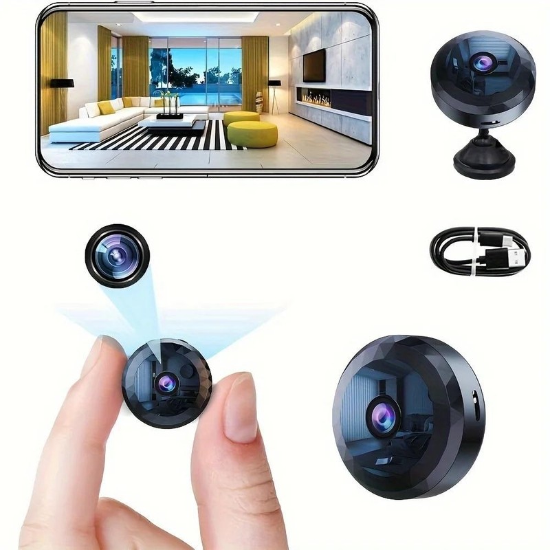 Wireless Mini Wifi Security Camera with Night Vision Motion Detection Rechargeab gallery