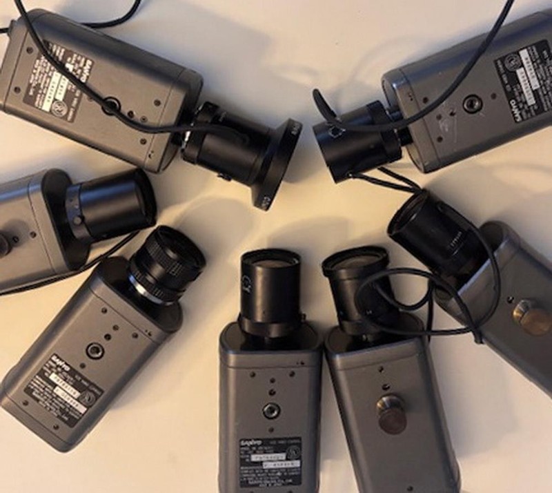 7x Sanyo VDC3824 F CCD Video Camera, C-Mount, 24VAC, 60Hz, 3.5W gallery