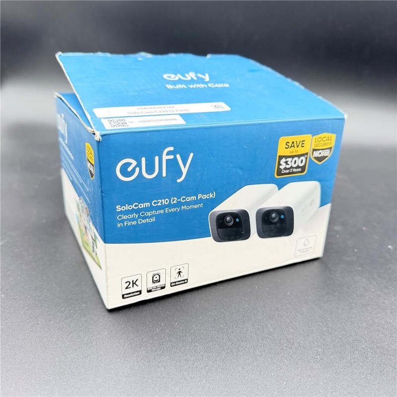 Eufy SoloCam C210 (2-Cam Pack) Model:T8B00- Open Box