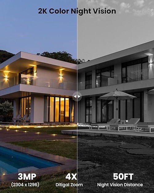 Camara De Seguridad Solar WIFI Inalambrica Para Casa Exterior HD Con Audio NUEVO gallery