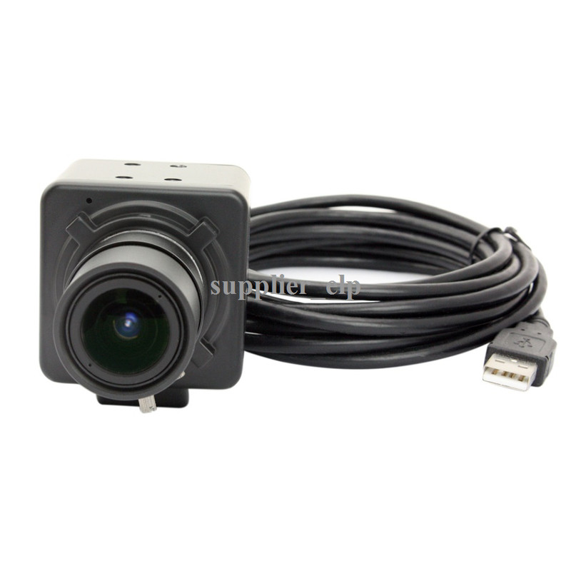 CS Mount 4K USB camera w/ 2.8-12mm varifocal Lens Sony IMX415 Webcam for Windows