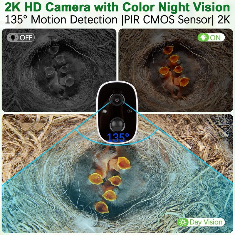 Bird House with Camera Solar Powered,2K HD Bluebird House gallery