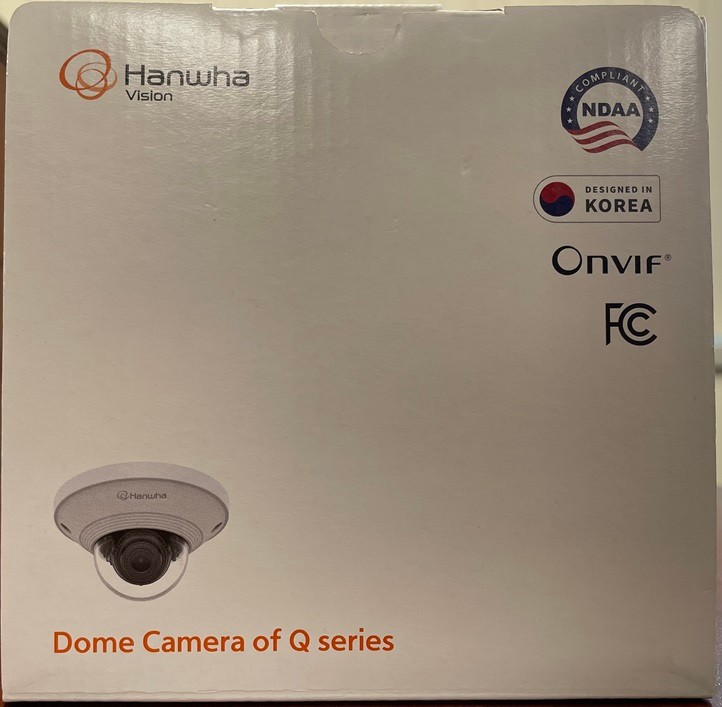 NEW Hanwha Vision QND-6011 2MP Network Mini Dome Camera POE gallery