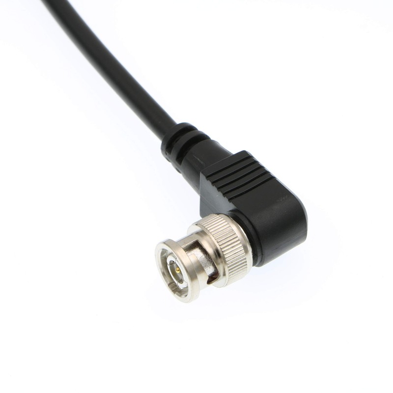 BNC to BNC Coiled Cable, Right Angle 3G SDI Cord for Blackmagic Video Camera gallery