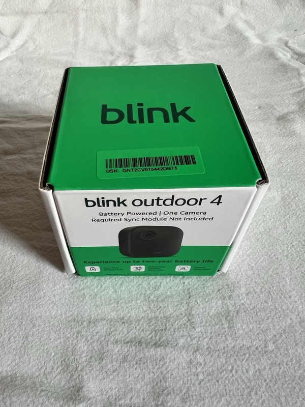 Blink Outdoor 4 (4th Gen) Security Camera Black HD SEALED BOX