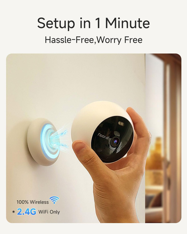 Security Cameras Wireless Outdoor Magnetic, 4-Pack Easy Install Battery Powered gallery