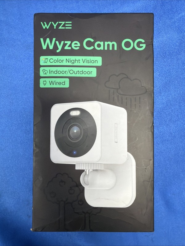Wyze Cam OG 1080p HD Wired Indoor Outdoor Security Camera Spotlight Sealed gallery