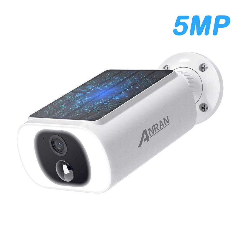 ANRAN Wifi Home Security Camera System Solar Battery Powered Wireless Outdoor IR