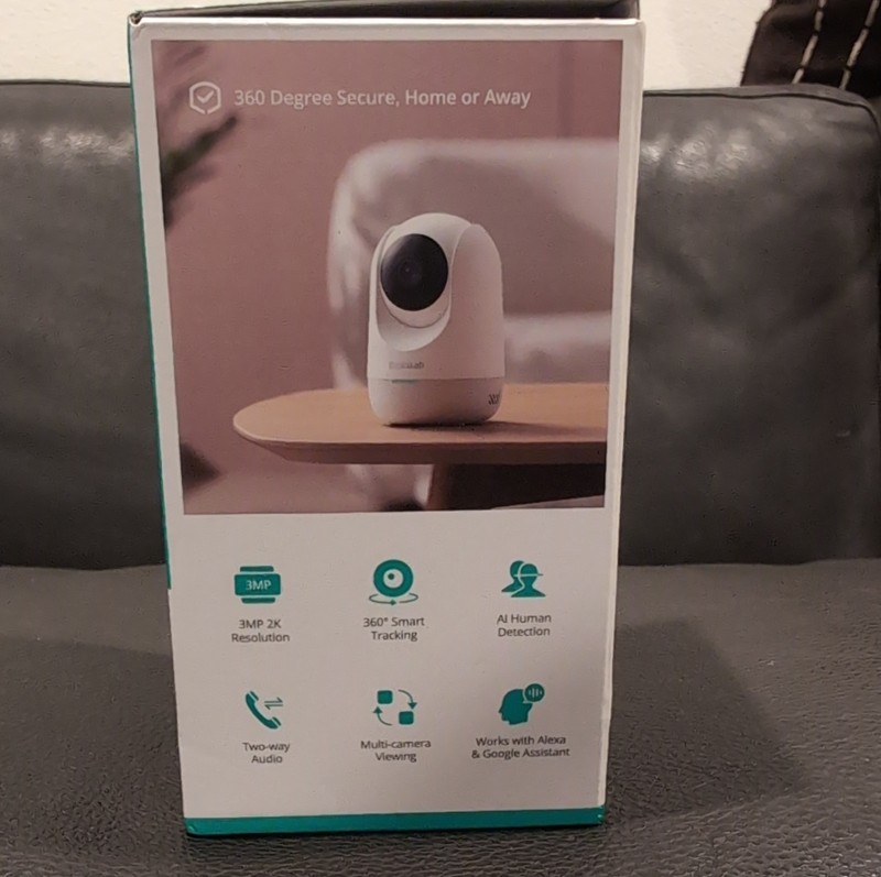 Botslab C211 3MP 2K Indoor Wi-Fi Camera 360° Smart Tracking AI Night Vision gallery