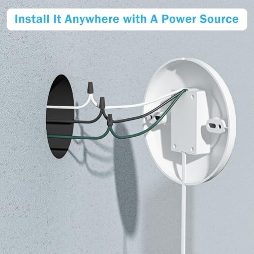 Hardwired Kit for Ring Cameras - IP67 Waterproof, Outdoor/Indoor Use, 2-Pack gallery