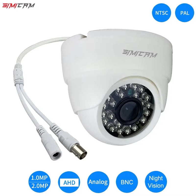 HD 720P/1080P AHD Analog Security Dome Camera Night Vision DVR BNC for Indoor Ho gallery