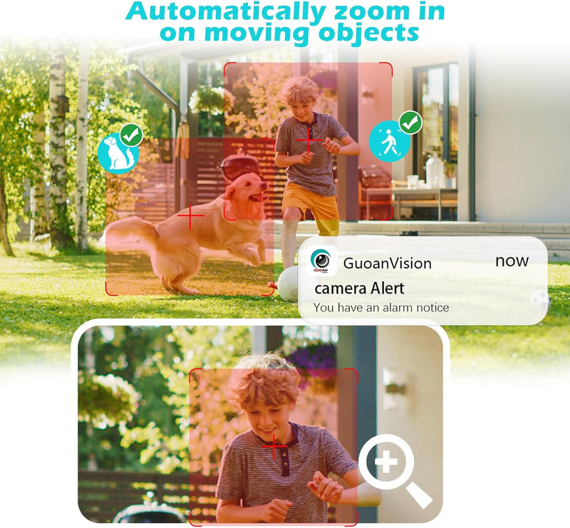 5G Camera for Home Security, 2K Outdoor/Indoor Security Cameras, Baby Monitor Ca gallery