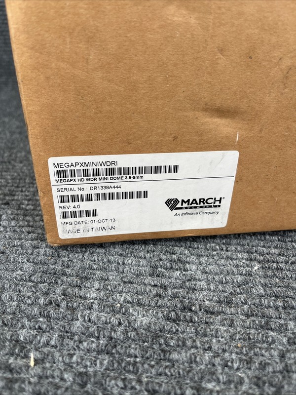 March Networks MEGAPX HD WDR MINI DOME 3.5-9mm Brand New Sealed gallery