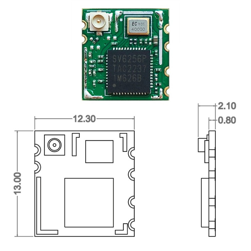 SV6256P WiFi Module 5G Dual Band USB Interface with for IPC Cameras Home8793 gallery
