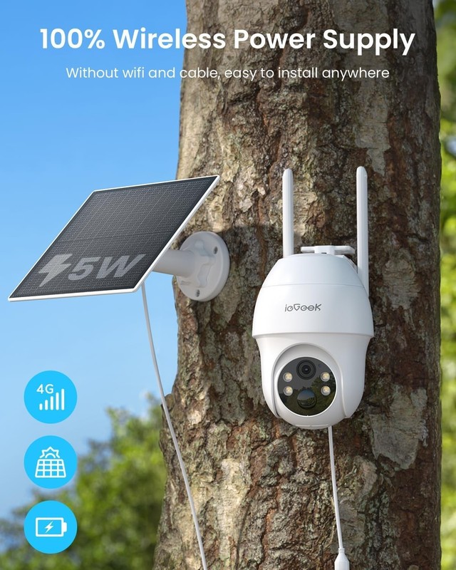 4G LTE Cellular Security Camera Wireless Outdoor, No WiFi Battery Powered Camera gallery