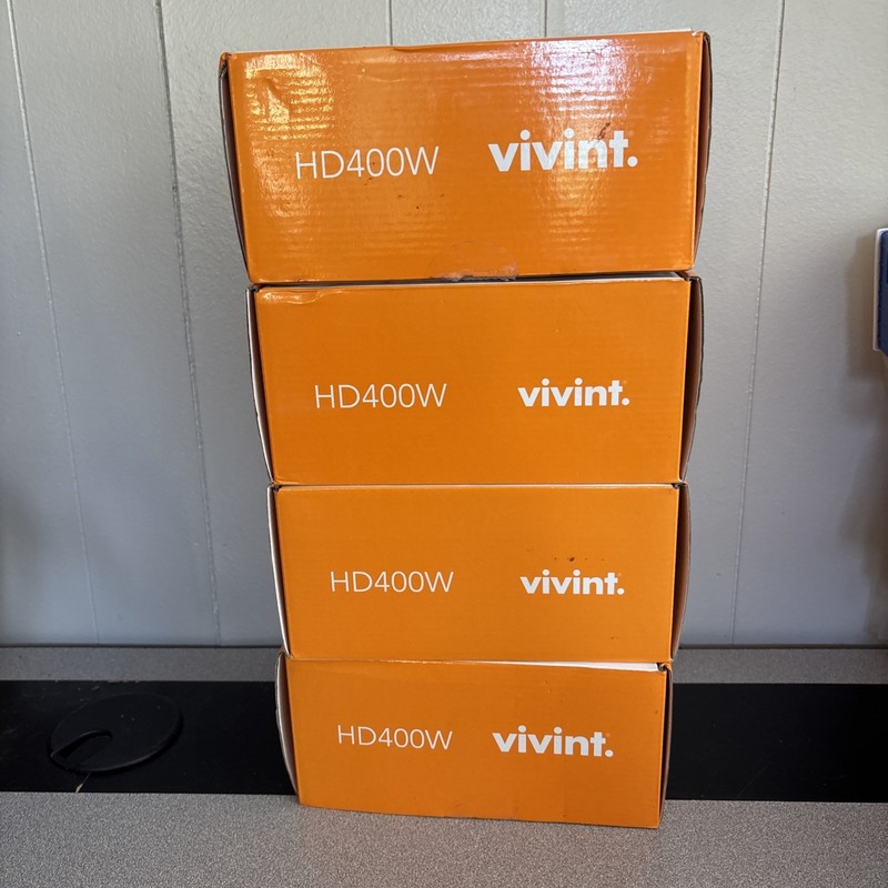 Lot Of 4 Vivint HDP450 Outdoor 1080p Wi-Fi Security Camera – Grey (V-HD400W)