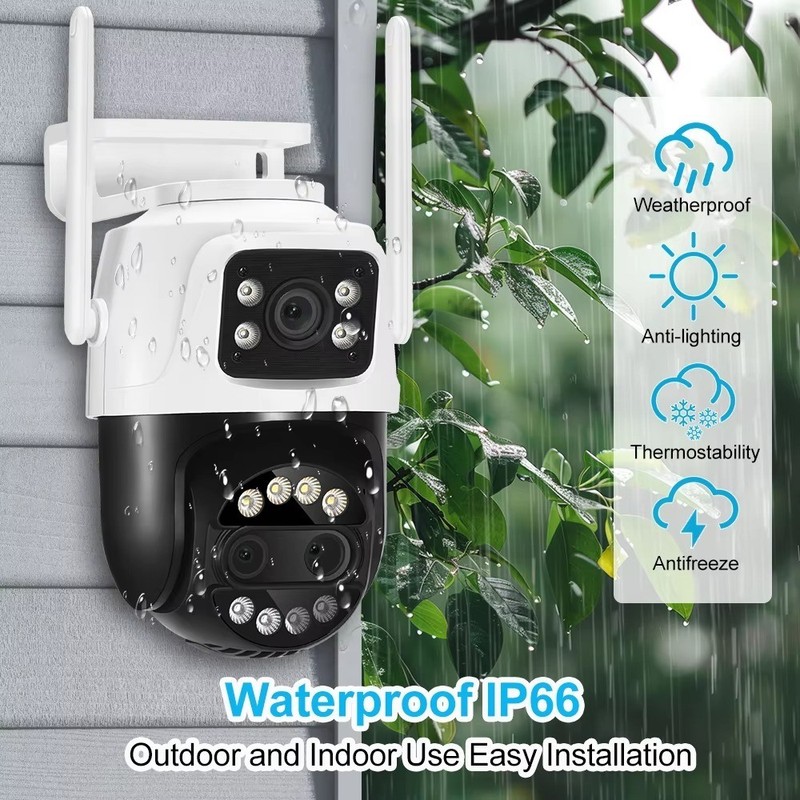 ASECAM 12MP 4K Wifi Camera, Dual Lens, AI Human Detection, Auto Tracking gallery