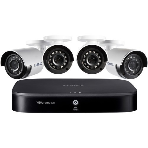 Lorex DP181-42NA 4-Camera 8-Channel 2.1MP (1080P) DVR Video Security System