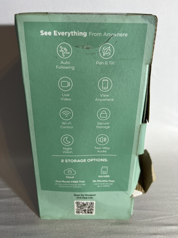Merkury Smart Auto-Tracking Indoor Camera - Requires 2.4 GHz Wi-Fi MI-CW054 DB gallery