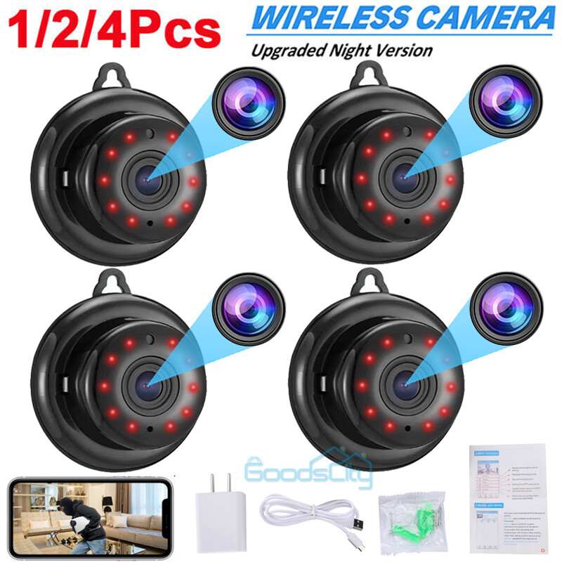 Mini Camara De Seguridad WiFi 1080P Inalambrica Con Audio Video Vision Nocturna