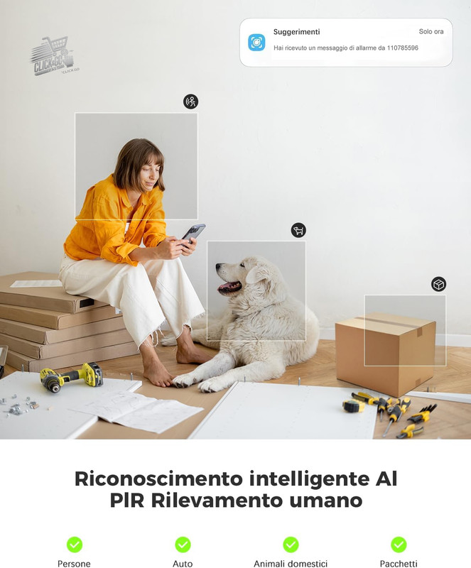 Indoor WIFI Camera Battery Wireless 2K Wireless Baby Monitor Dogs Senior gallery