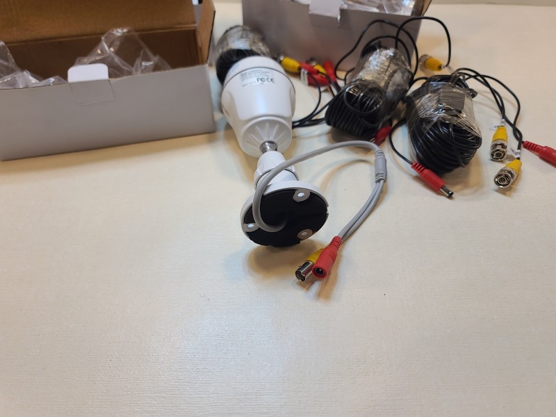 Tonton Full HD 1080P Security AHD Bullet Camera With Accessory Chords Lot Of 3 gallery