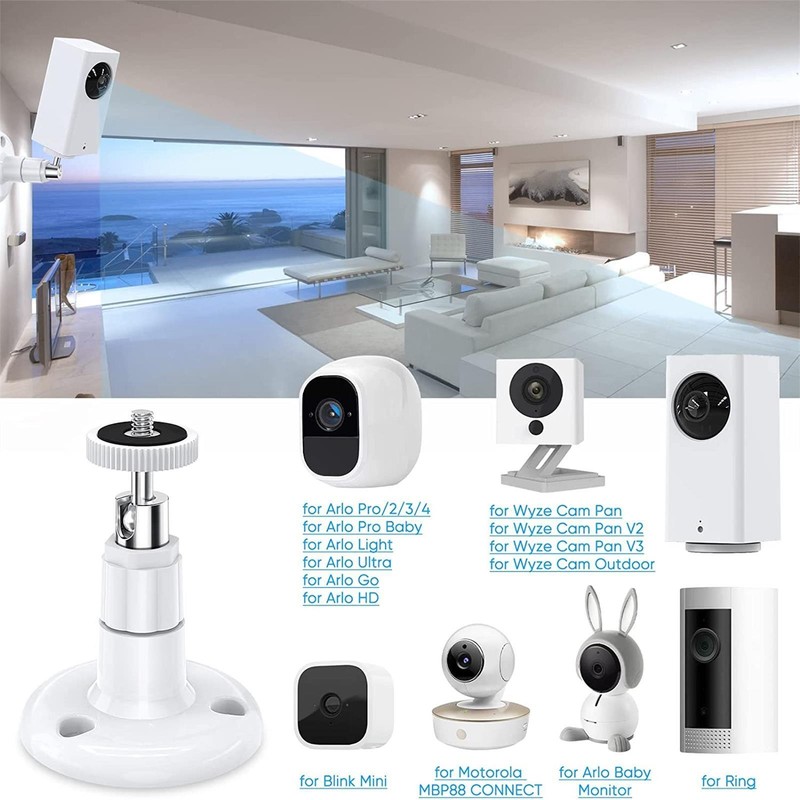 Security Wall Mount Holder Outdoor/Indoor for Wyze Cam Pan Camera System 1-4 xx gallery